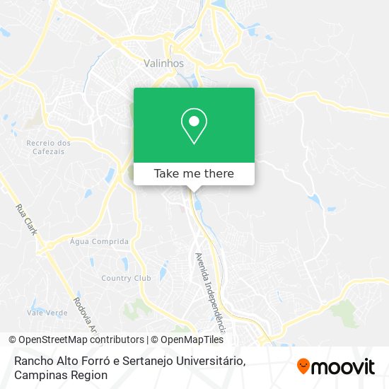 Rancho Alto Forró e Sertanejo Universitário map