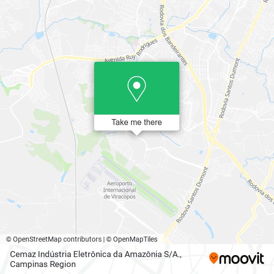 Cemaz Indústria Eletrônica da Amazônia S / A. map