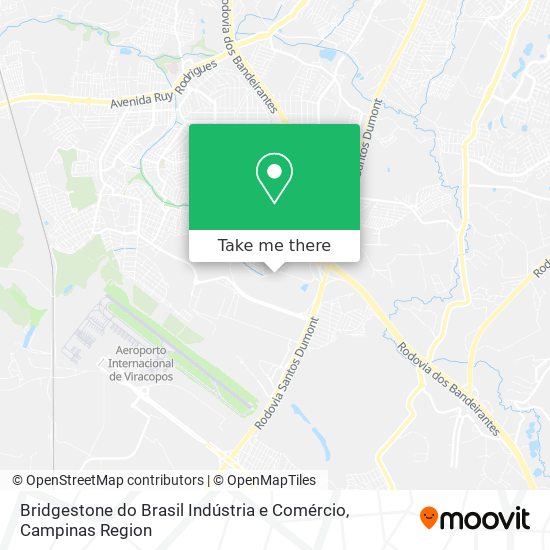 Bridgestone do Brasil Indústria e Comércio map