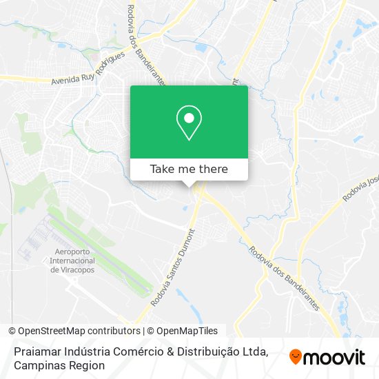 Praiamar Indústria Comércio & Distribuição Ltda map