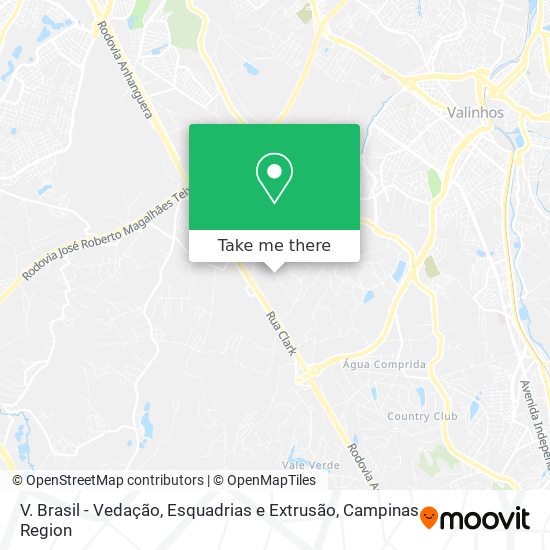 V. Brasil - Vedação, Esquadrias e Extrusão map