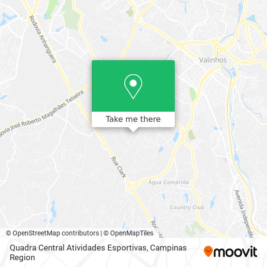 Quadra Central Atividades Esportivas map