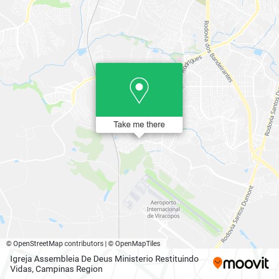 Igreja Assembleia De Deus Ministerio Restituindo Vidas map