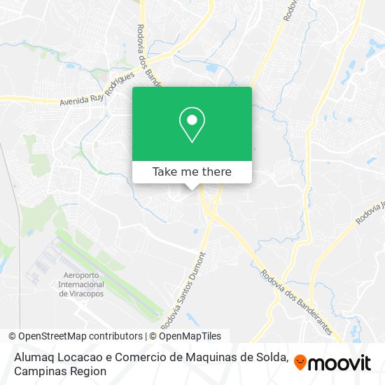 Alumaq Locacao e Comercio de Maquinas de Solda map