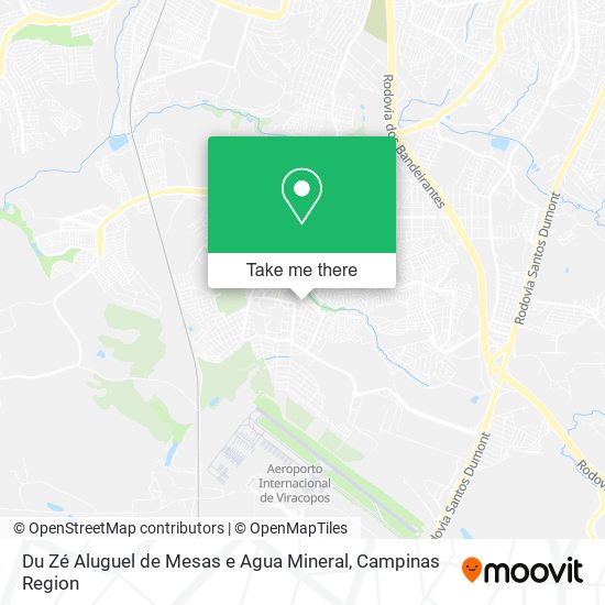 Du Zé Aluguel de Mesas e Agua Mineral map