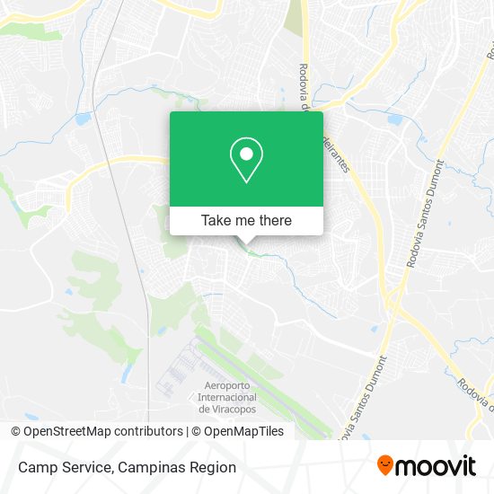 Camp Service map