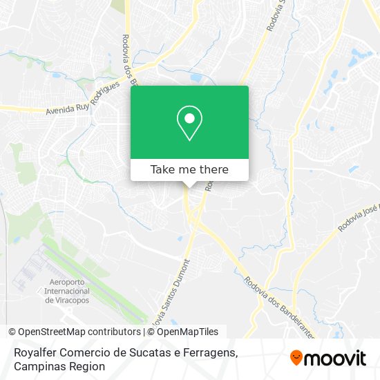 Royalfer Comercio de Sucatas e Ferragens map