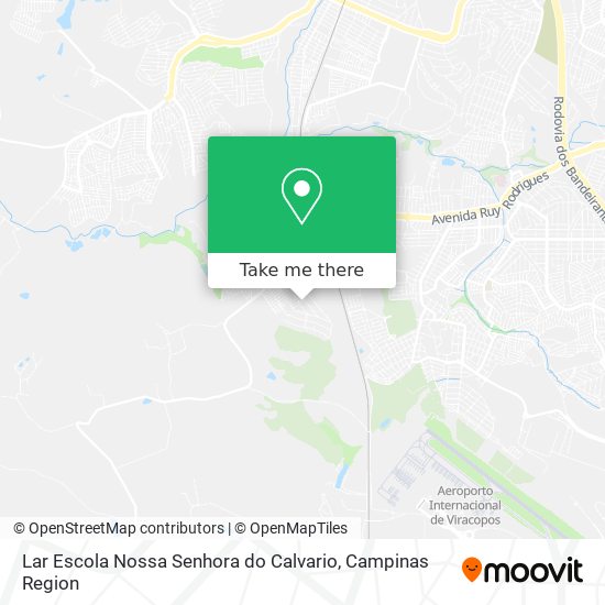 Lar Escola Nossa Senhora do Calvario map