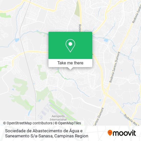 Sociedade de Abastecimento de Água e Saneamento S / a-Sanasa map
