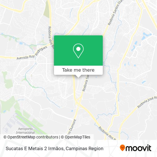 Sucatas E Metais 2 Irmãos map