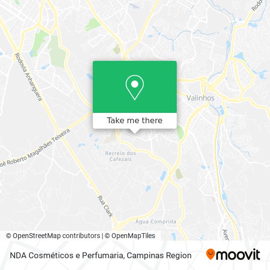 NDA Cosméticos e Perfumaria map