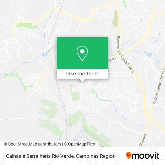 Calhas e Serralheria Rio Verde map