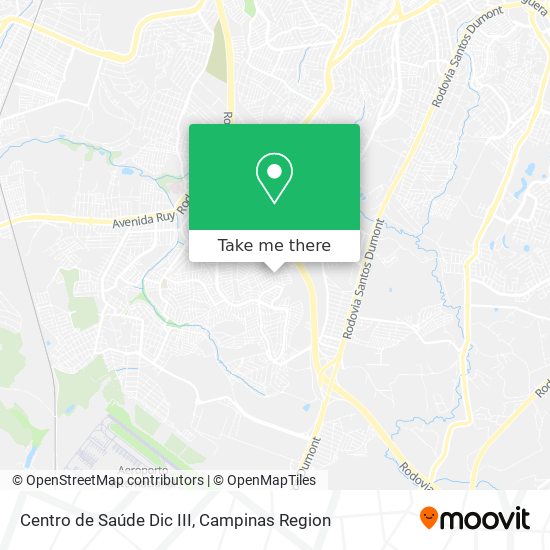 Centro de Saúde Dic III map