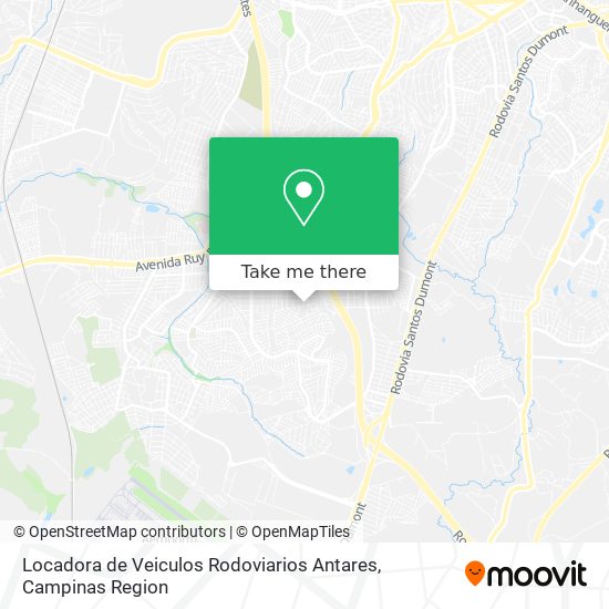 Locadora de Veiculos Rodoviarios Antares map