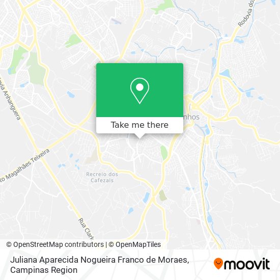 Juliana Aparecida Nogueira Franco de Moraes map