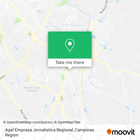 Agel Empresa Jornalistica Regional map