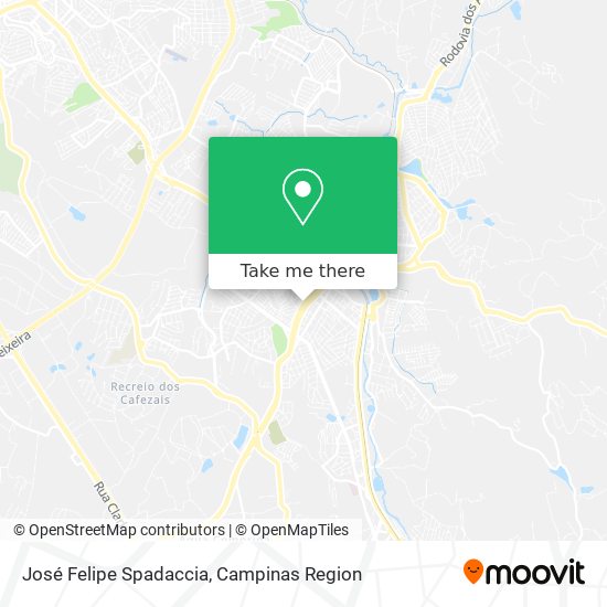 José Felipe Spadaccia map