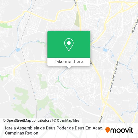 Igreja Assembleia de Deus Poder de Deus Em Acao map