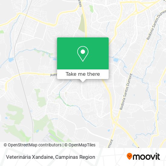 Veterinária Xandaine map
