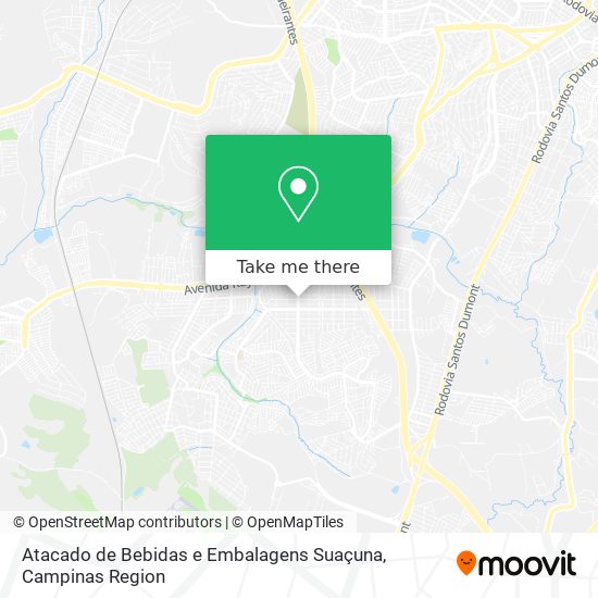 Atacado de Bebidas e Embalagens Suaçuna map