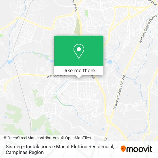 Sismeg - Instalações e Manut.Elétrica Residencial map