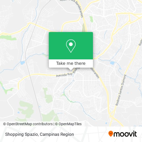 Shopping Spazio map