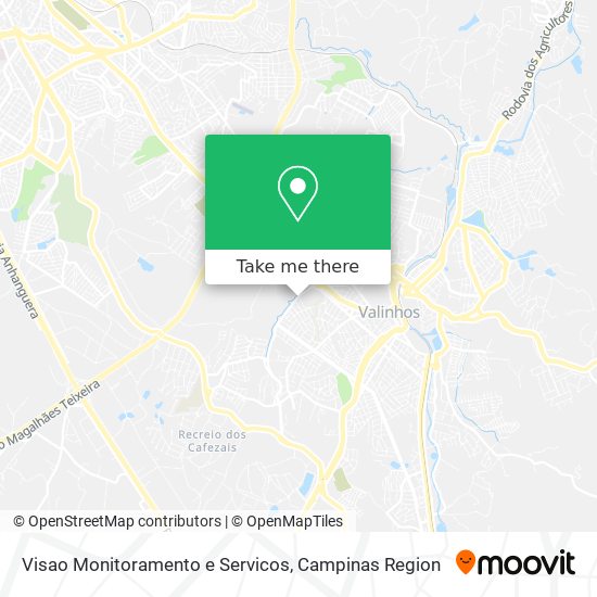 Mapa Visao Monitoramento e Servicos