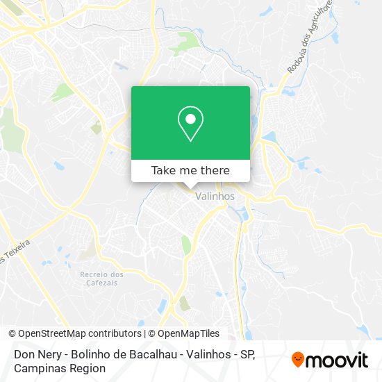 Don Nery - Bolinho de Bacalhau - Valinhos - SP map