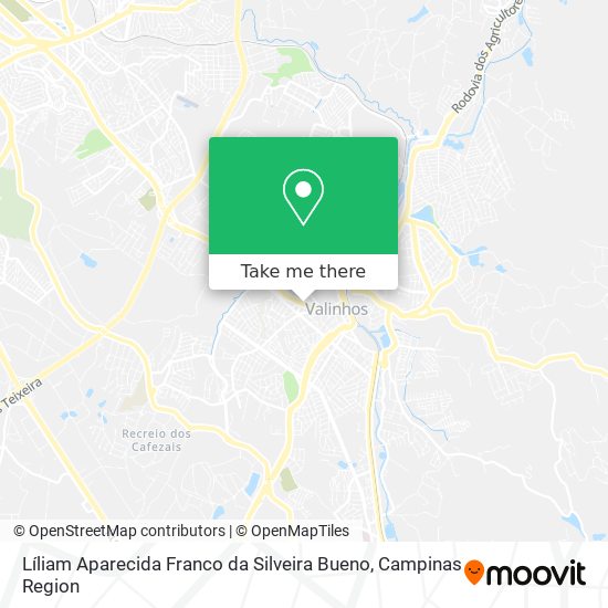 Líliam Aparecida Franco da Silveira Bueno map