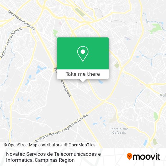 Novatec Servicos de Telecomunicacoes e Informatica map