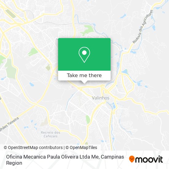 Oficina Mecanica Paula Oliveira Ltda Me map