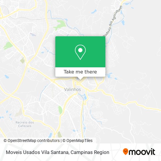 Moveis Usados Vila Santana map