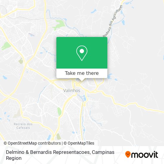 Delmino & Bernardis Representacoes map