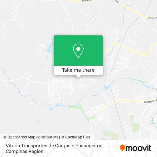Vitoria Transportes de Cargas e Passageiros map