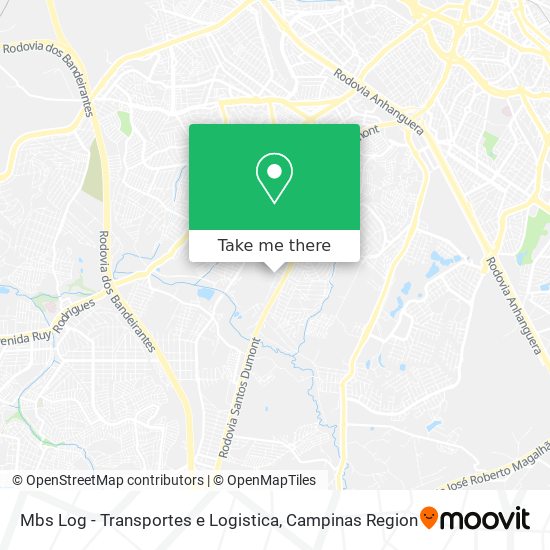 Mapa Mbs Log - Transportes e Logistica