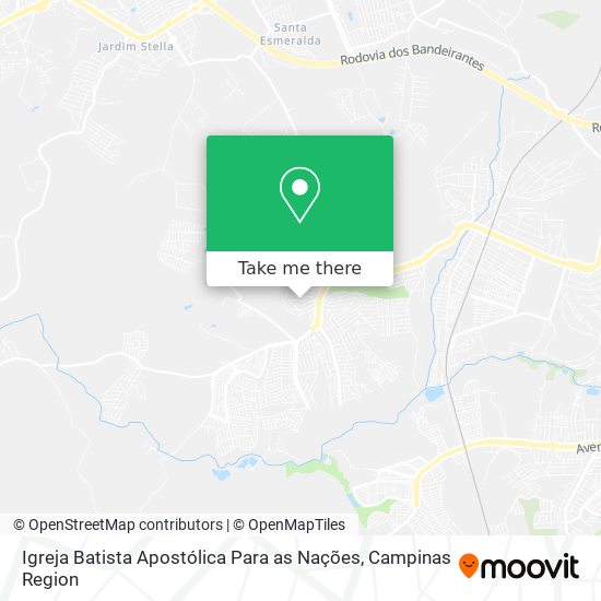 Igreja Batista Apostólica Para as Nações map