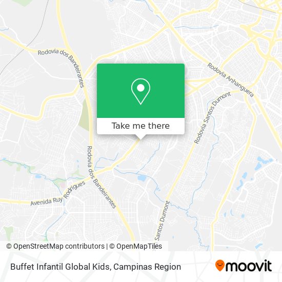 Buffet Infantil Global Kids map