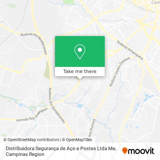 Distribuidora Segurança de Aço e Postes Ltda Me map