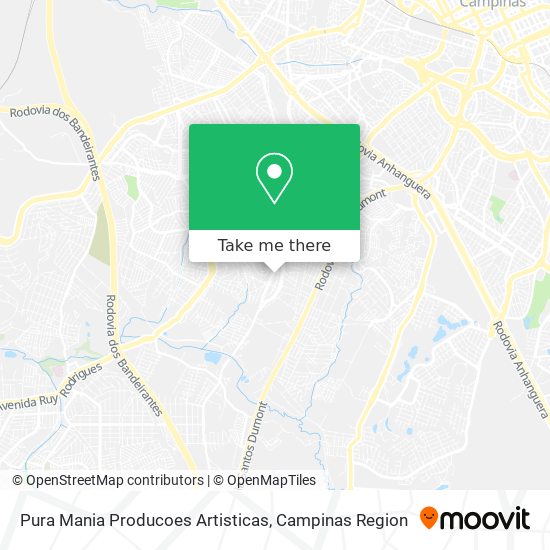 Pura Mania Producoes Artisticas map
