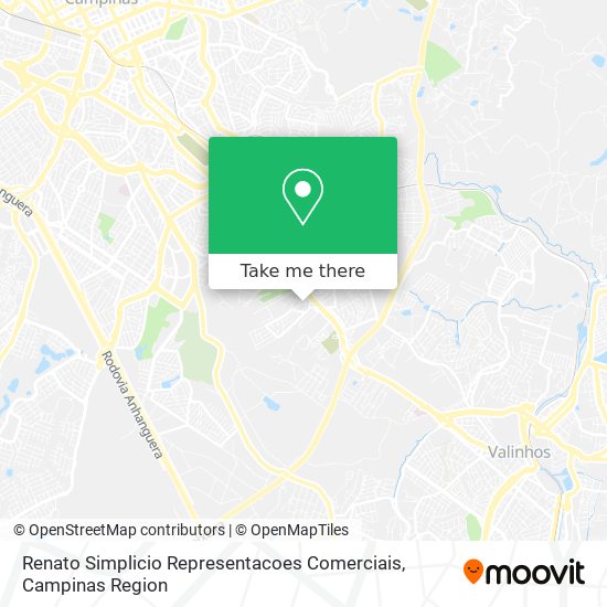 Renato Simplicio Representacoes Comerciais map