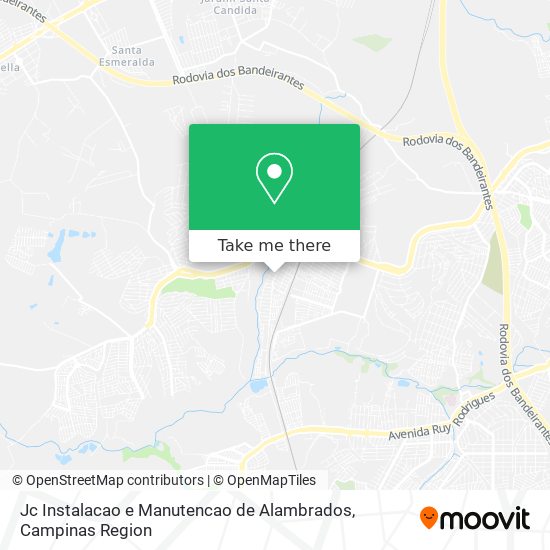 Mapa Jc Instalacao e Manutencao de Alambrados