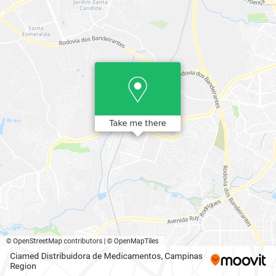 Ciamed Distribuidora de Medicamentos map