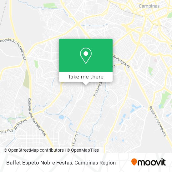 Buffet Espeto Nobre Festas map