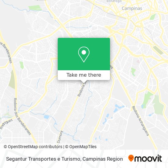 Segantur Transportes e Turismo map