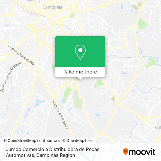 Jumbo Comercio e Distribuidora de Pecas Automotivas map