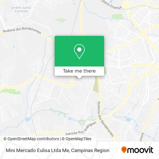 Mapa Mini Mercado Eulisa Ltda Me