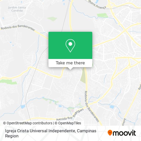 Igreja Crista Universal Independente map