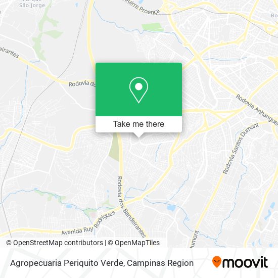 Agropecuaria Periquito Verde map