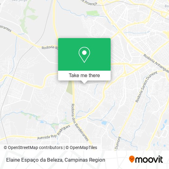Elaine Espaço da Beleza map