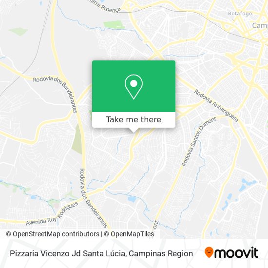 Pizzaria Vicenzo Jd Santa Lúcia map